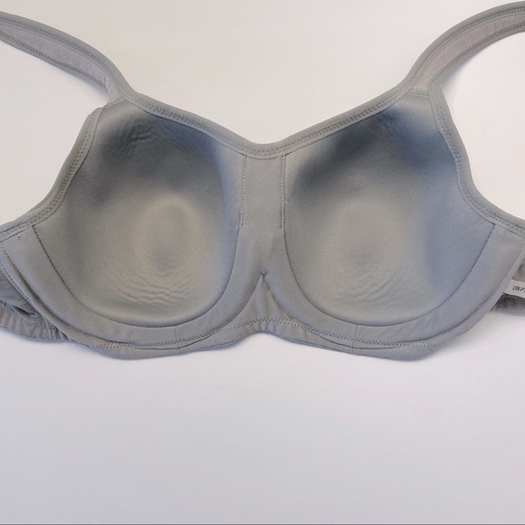 Panache Ultimate High Impact Underwire Full Coverage Gray 5021 Sports Bra 34D - Picture 8 of 14
